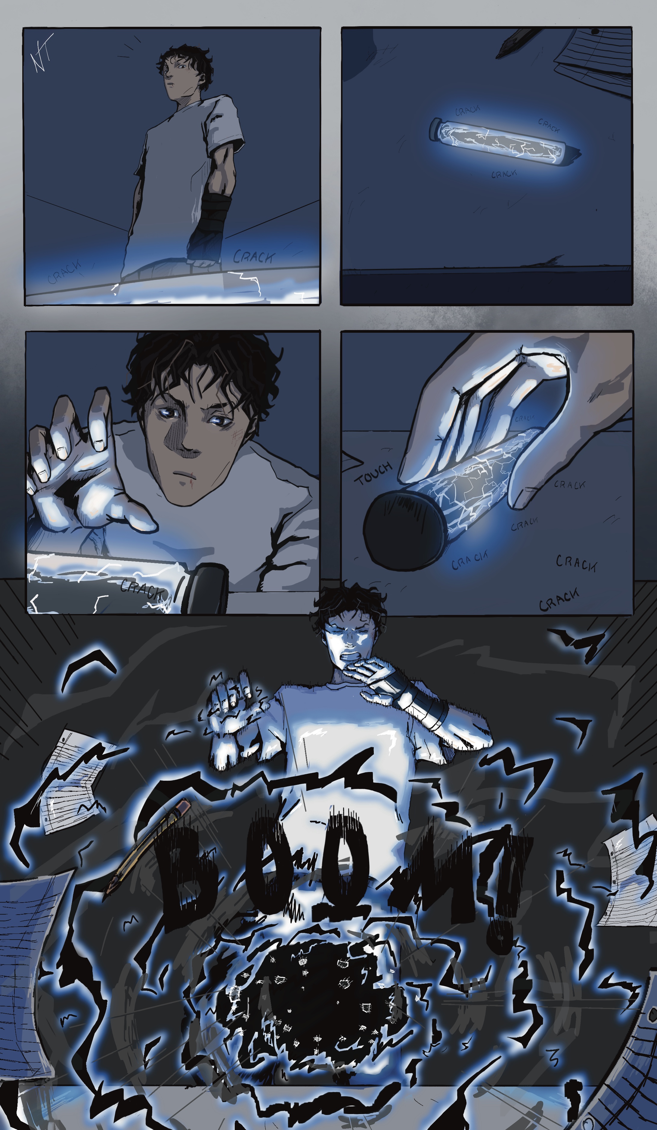 Mysterious Testing Tube comic strip
